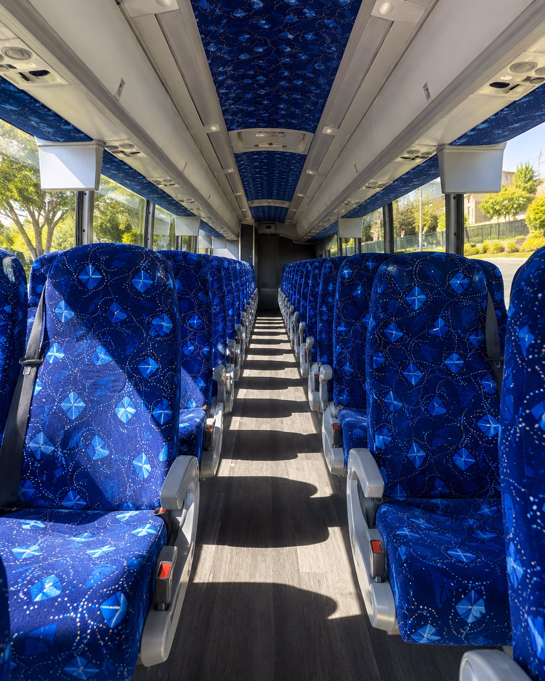 independence charter bus services interior